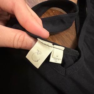 E by Eloise Black Tank Medium Anthropologie